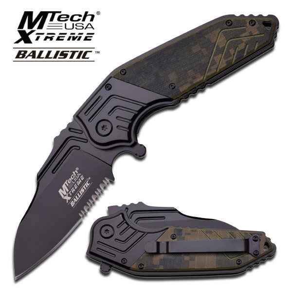 Urban Digital Camo Spring Assisted Opening Pocket Knife - Tophatter's Army Products & Self Defense Collectible Weapons - Tophatter Daily Deals